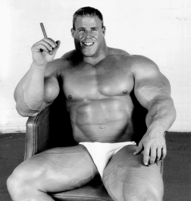 Relaxin' with a stogie.