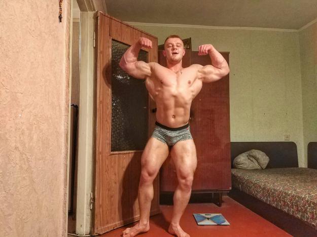 strong pose