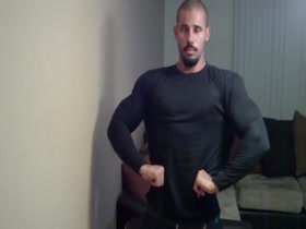 Samson muscle posing and flex- no sex no /jo
