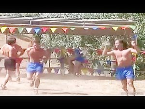 Playing sports while naked