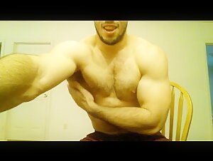 Flexing hot body