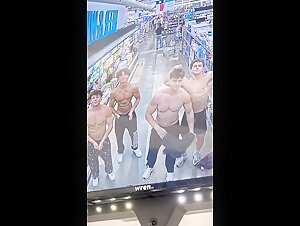 Teen Alpha Muscle in Public