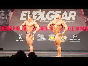 Korean and Chinese bodybuilder @ 2023 Japan classic