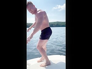 Charles Paquette trying to beat the heat