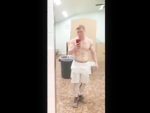 Straight Army Bro Showing Off His Cock & Hole (very hot stud)