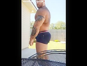 Caleb Blanchard Flexing