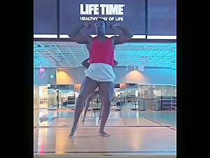 Black Bodybuilder Posing