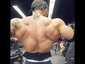 Jeremy Buendia Flexing Back