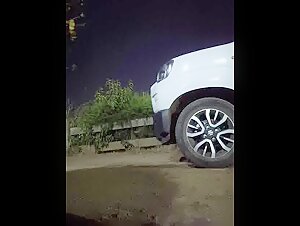 Chilean strongman lifting car