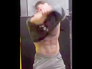 Furry Musclegod Flexing