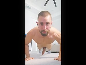 Three legged pushups