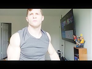 Thomas flexing biceps