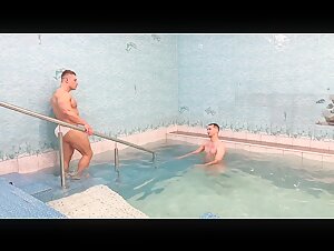 Trapped in the Sauna with an Big Alpha