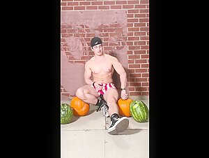 Gavin Crushing Pumpkins & Watermelons With His Thighs
